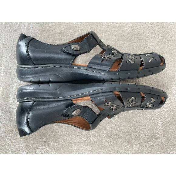 Cobb Hill Leather Sandals Women's 8.5 Black New Balance - Picture 5 of 9